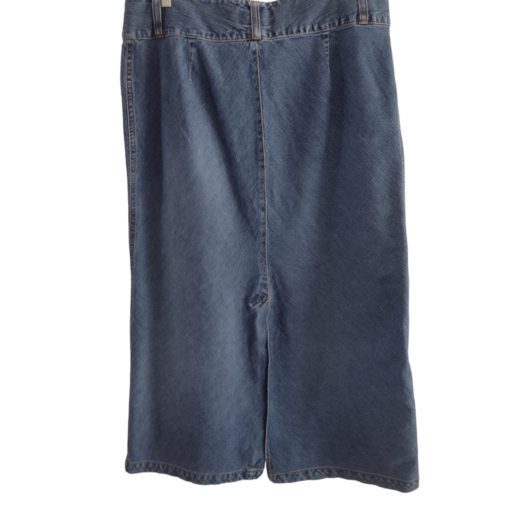 Old Navy Maxi length Denim Jean skirt. Slit back. Size 14. Preloved EUC - Picture 10 of 12
